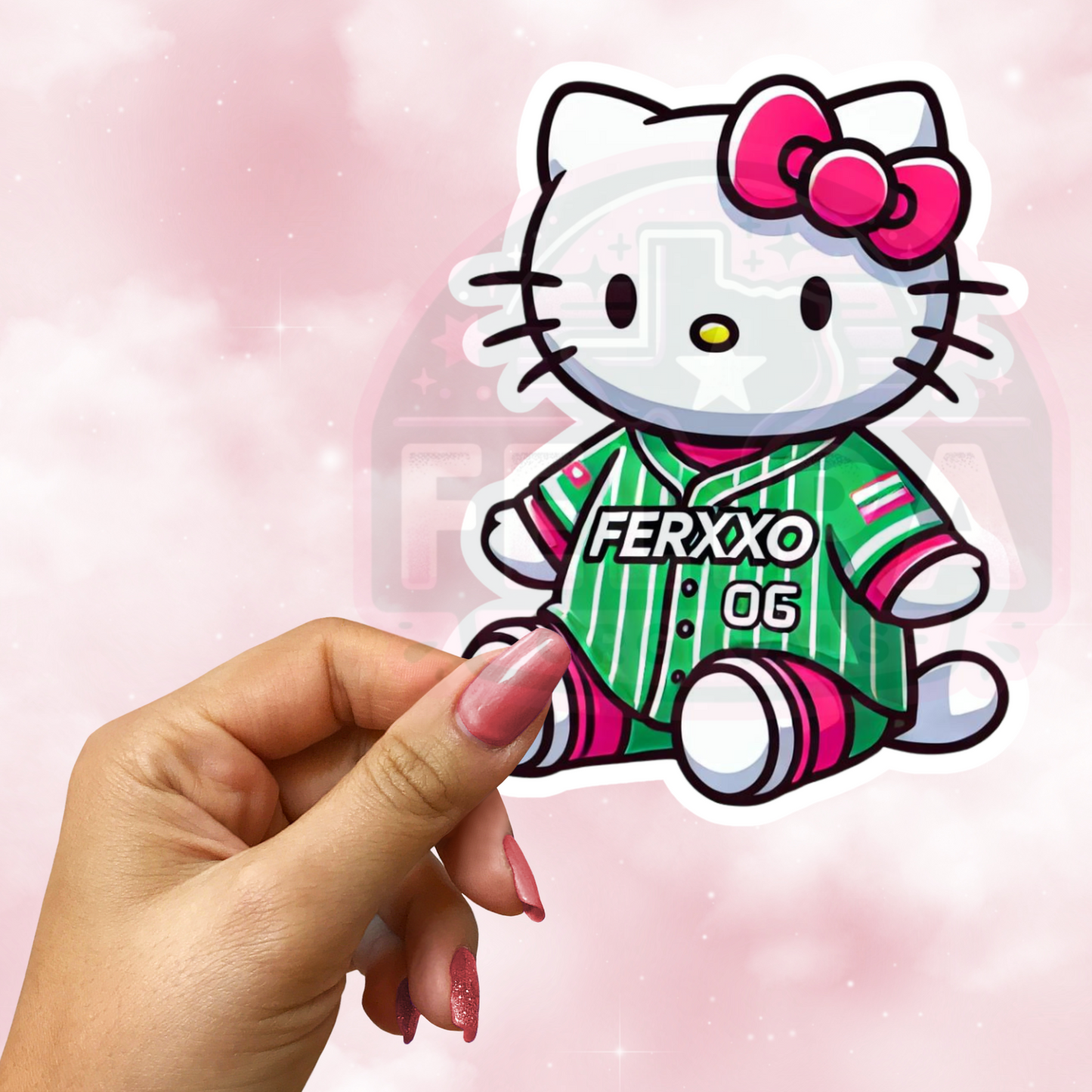 Ferxxo OG Jersey Kitty Sticker