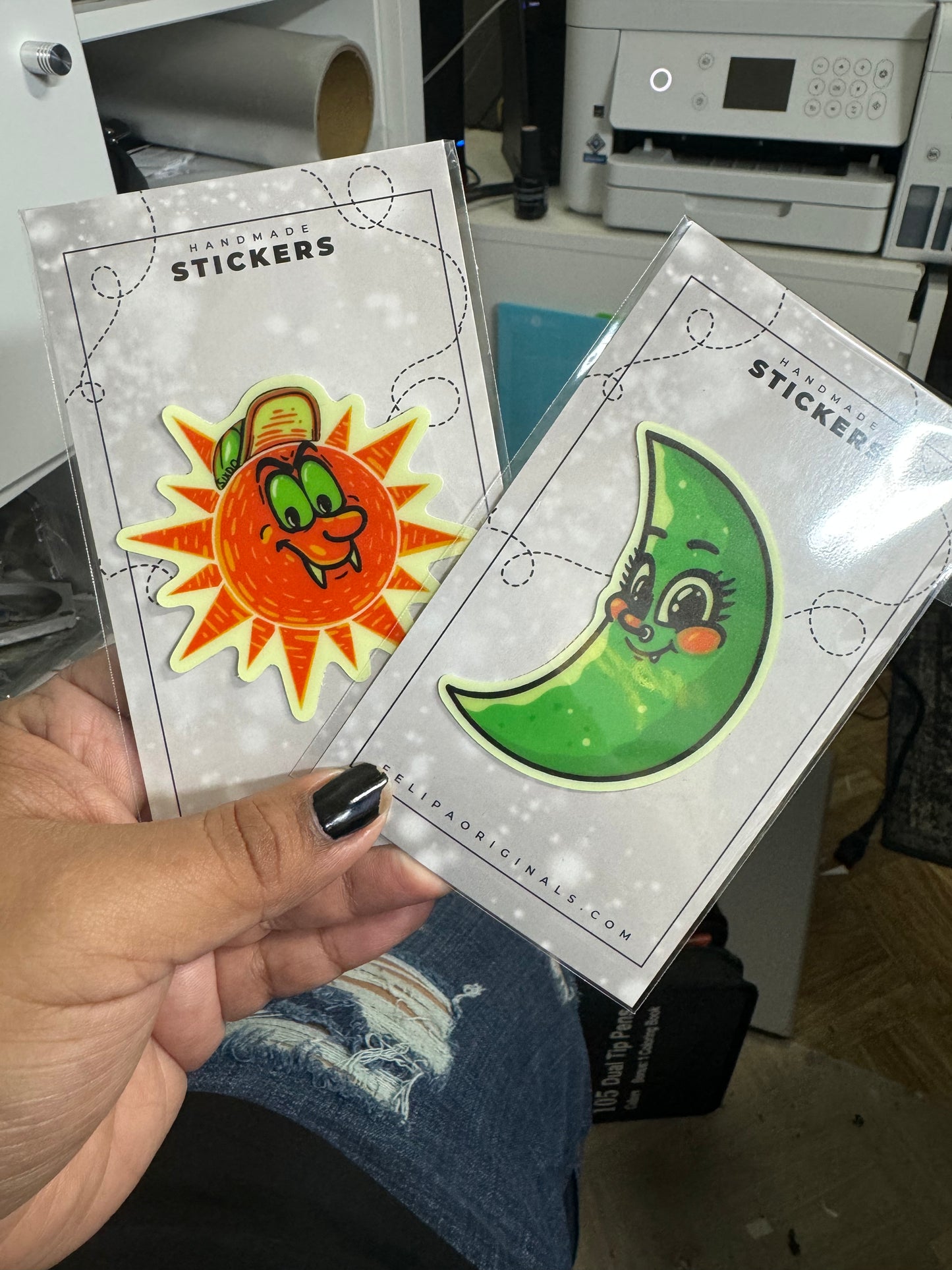 Feid Ferxxo Inspired Luna Glow-in-the-Dark Sticker