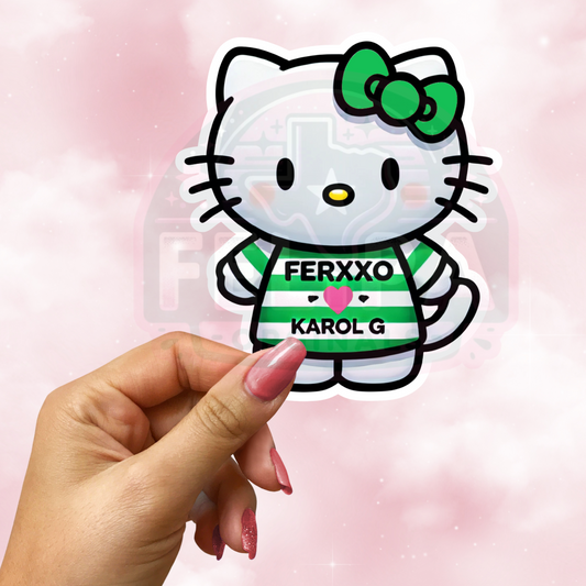 Ferxxo Karol G Love Kitty Sticker